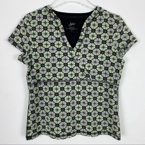 J. JILL Spunky Lil Crossover Empire Tee Top XS - Picture 1 of 8